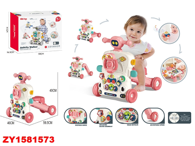 Andador 5 En 1 Rosa Zy1581573