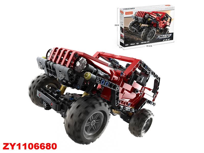 Cogo Camioneta Roja501Pcs Zy1106680