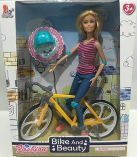 Muñeca Con Bici 66589