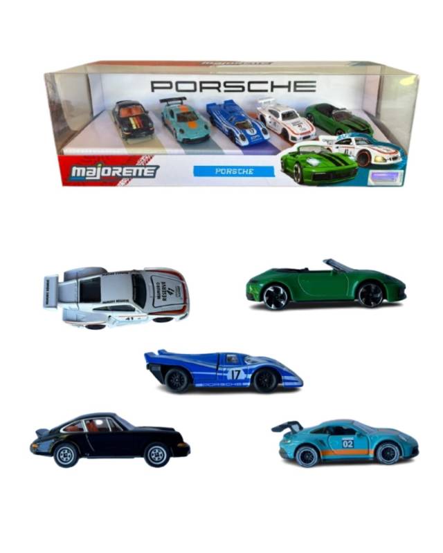 Auto Majorette Porsche 5 Pcs