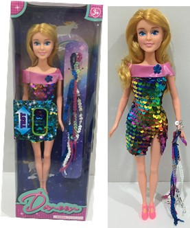 Muñeca Lentejuela Reversible 66530