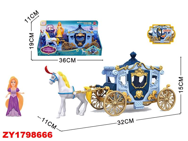 Carruaje Princesa Azul Zy1798666