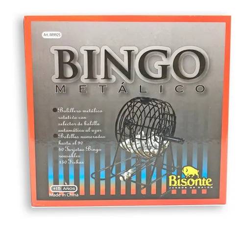 Bingo Con Bolillero Metalico Im9925