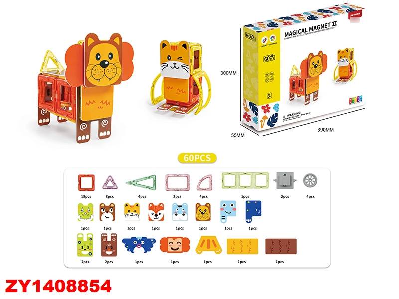 Animales Magneticos 60Pcs Zy1408854
