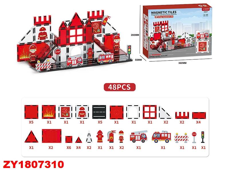 Bloques Magneticos 48 Pcs Zy1807310