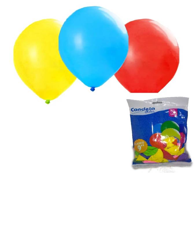 Globos 9Liso Candela *50