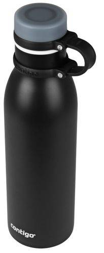 Botella Aluminio Liso Negro Contigo