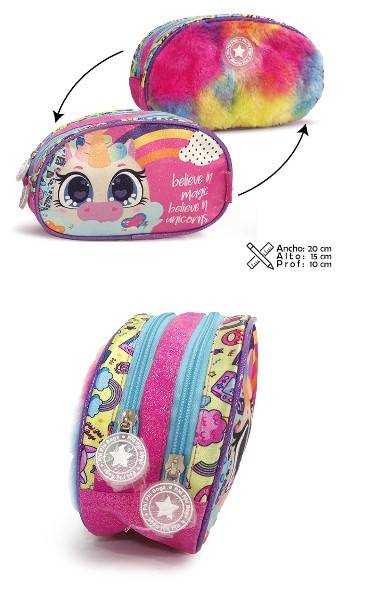 Cartuchera Unicornio 102469 Peluche