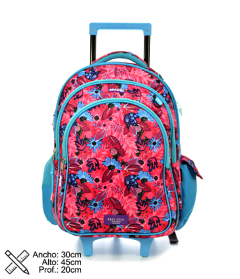 Mochila Con Carro Flowers 125501