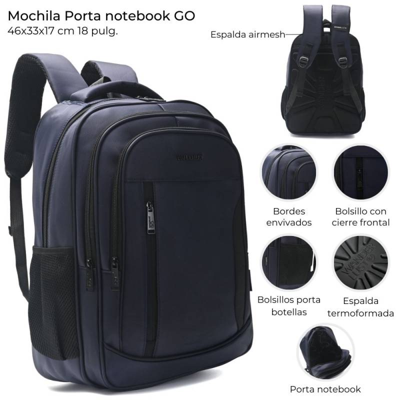 Mochila Go Portanotebook Azul 38048