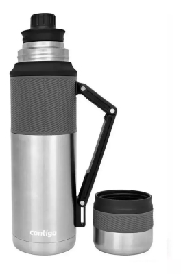 Termo Acero 1182Ml Gris Plateado