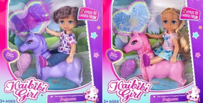 Muñeca Con Pony Bld237