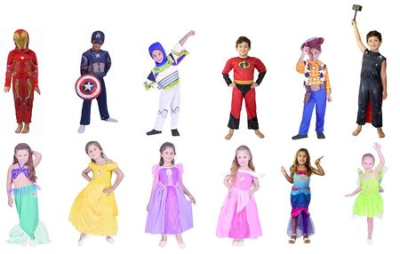 Disfraces Personajes Surt Economico